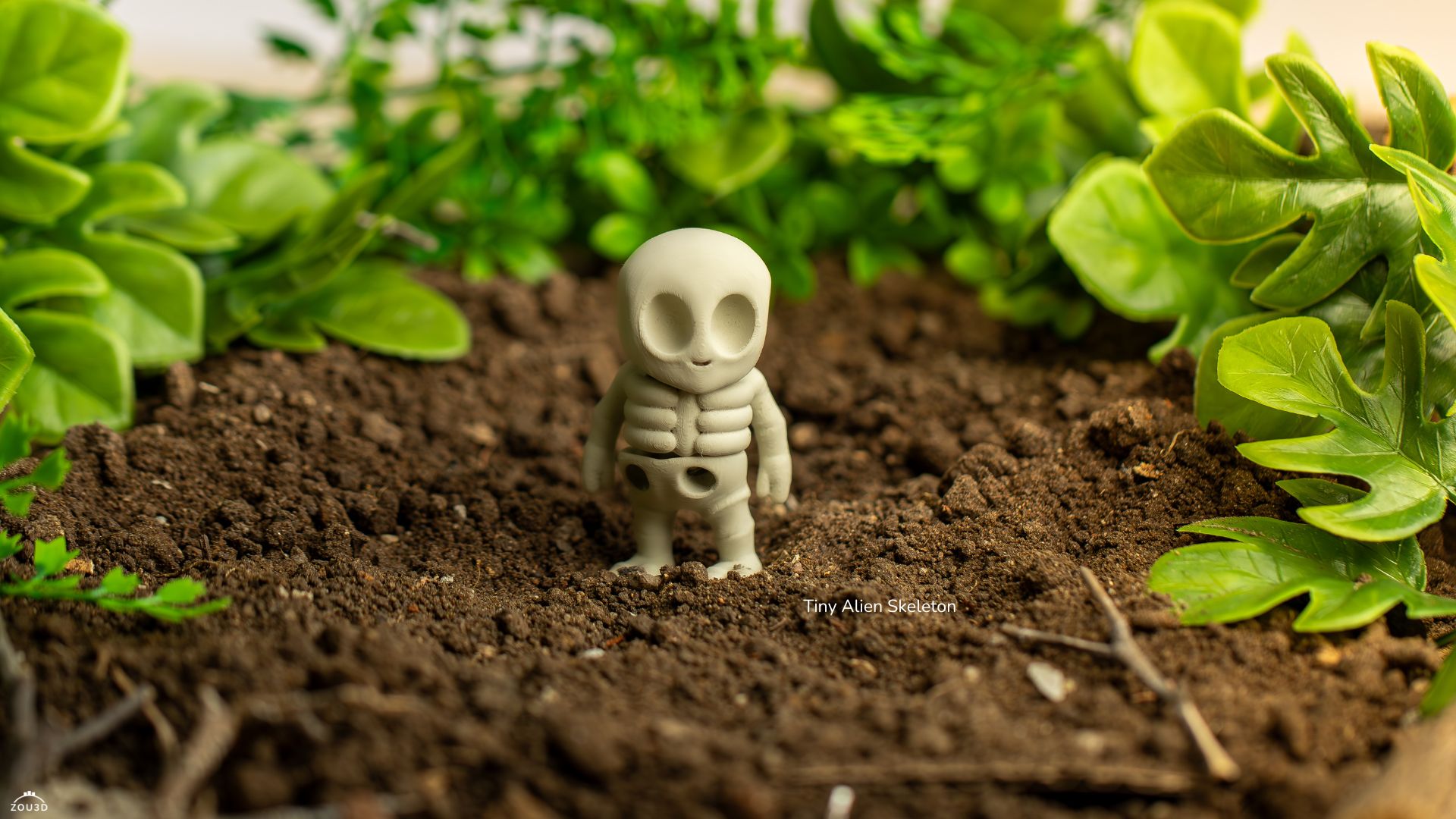 tiny alien skeleton